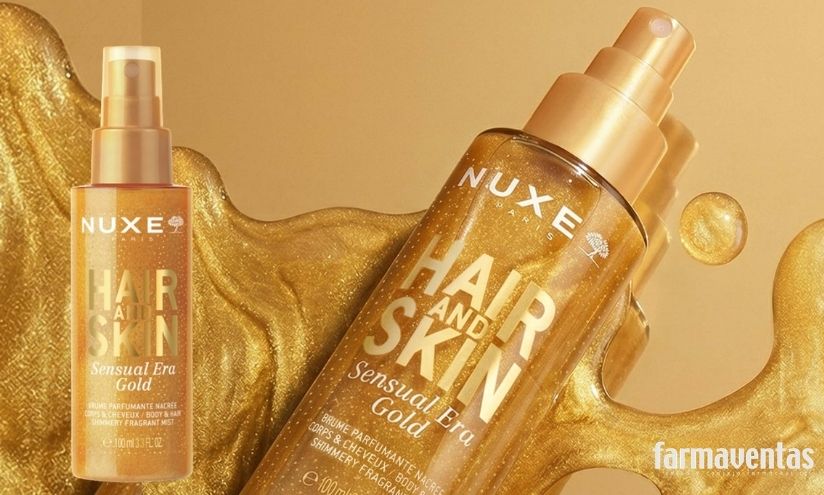 Sensual Era Gold, la nueva incorporación de Nuxe a su colección Hair & Skin