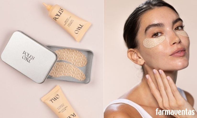 Parches de silicona reutilizables Two Poles para el contorno de ojos