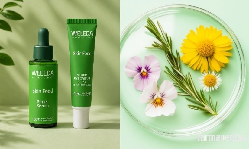 Skin Food de Weleda: sérum y contorno de ojos que aportan hidratación y glow