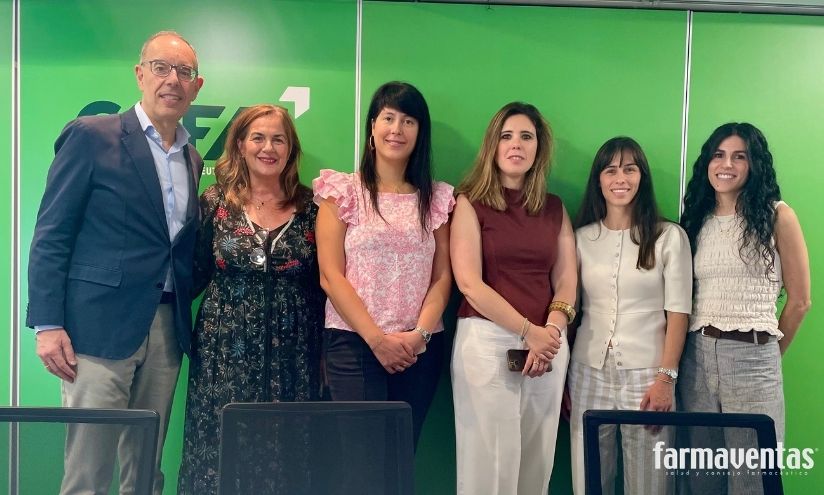 Francisco J. Fernández, Isabel Rosa, Maria Cevey, Pilar Jimeno, Patricia Espinosa de los Monteros e Inés Jiménez Varas.