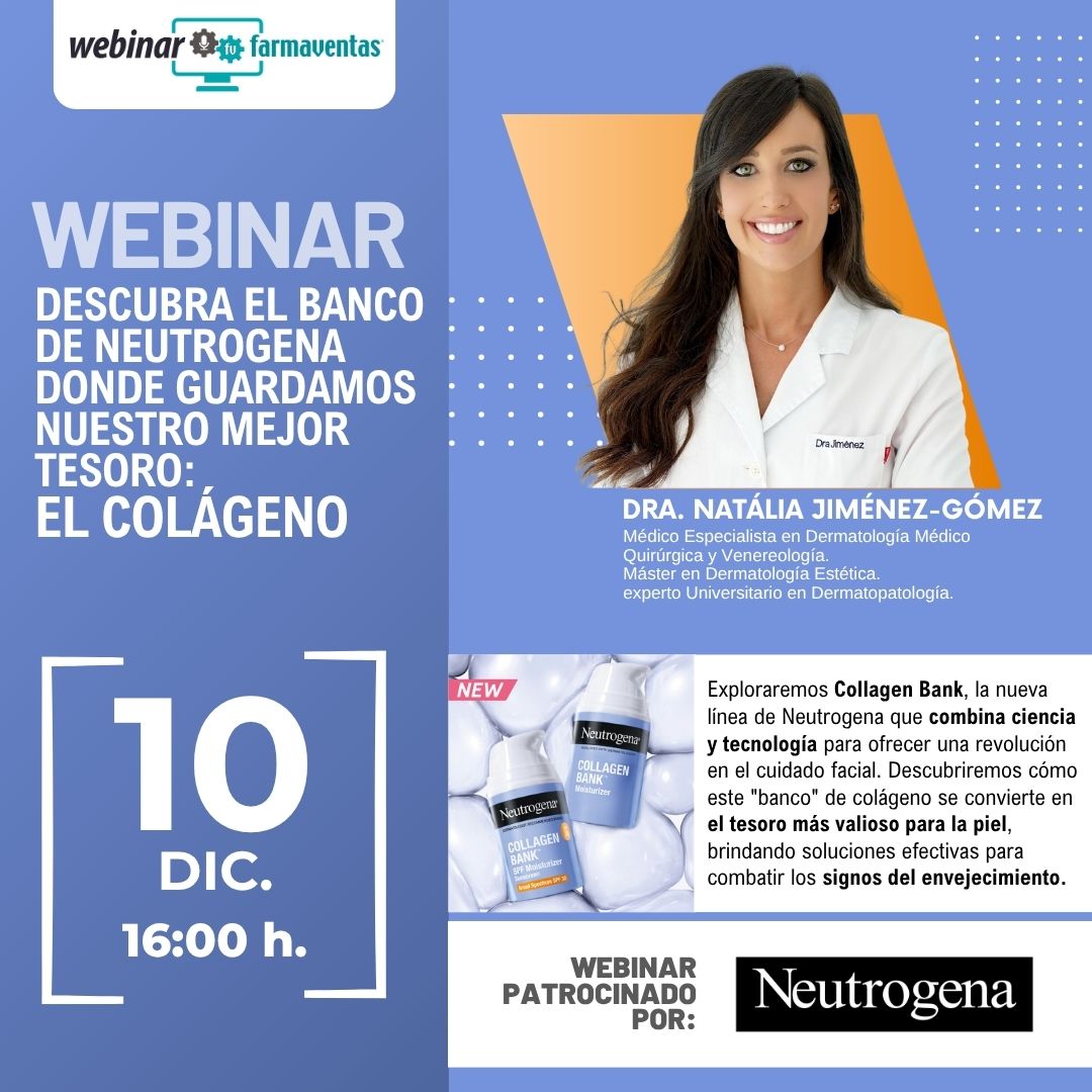 DESCUBRA EL BANCO DE NEUTROGENA DONDE GUARDAMOS NUESTRO MEJOR TESORO: EL COLÁGENO