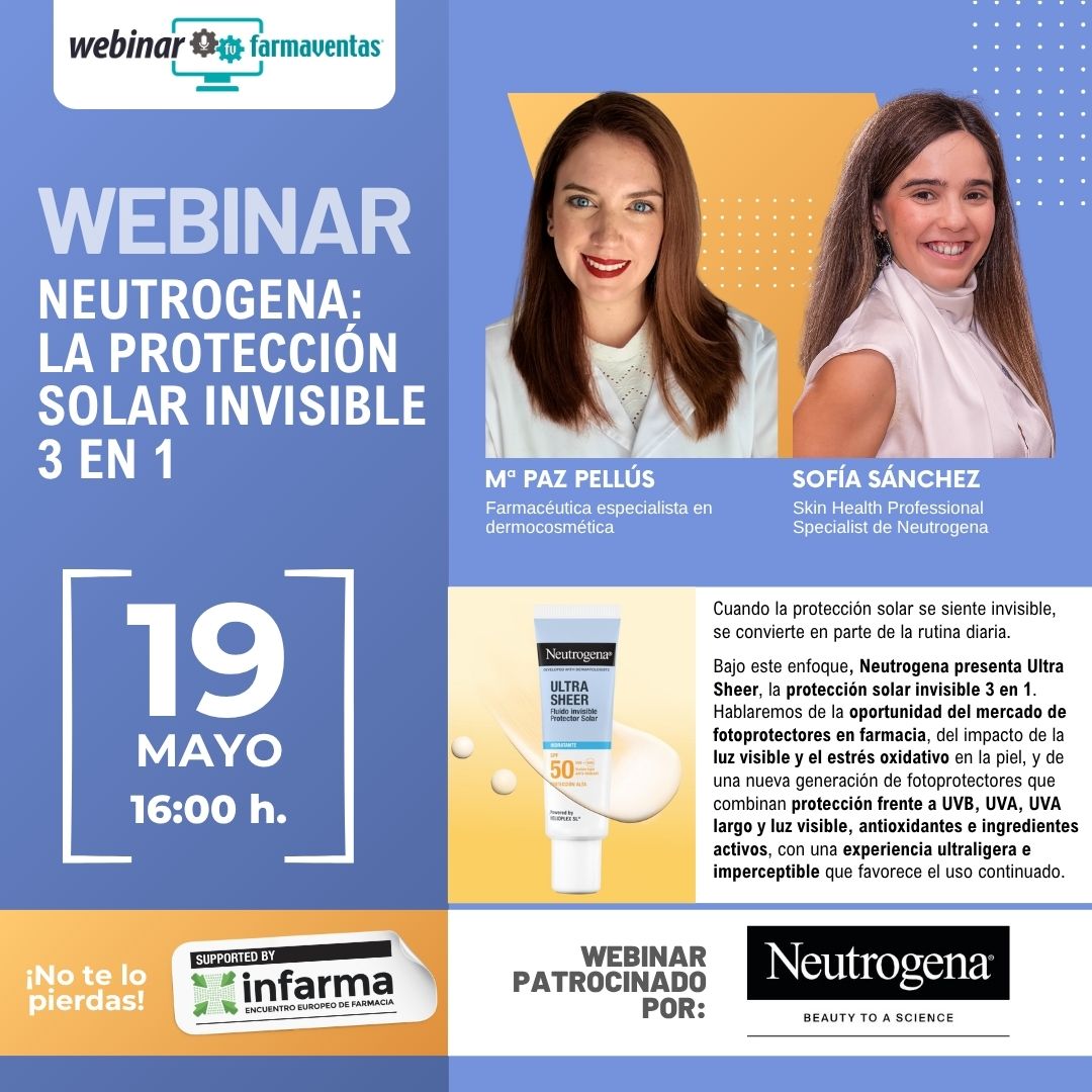 NEUTROGENA:  LA PROTECCIÓN  SOLAR INVISIBLE  3 EN 1