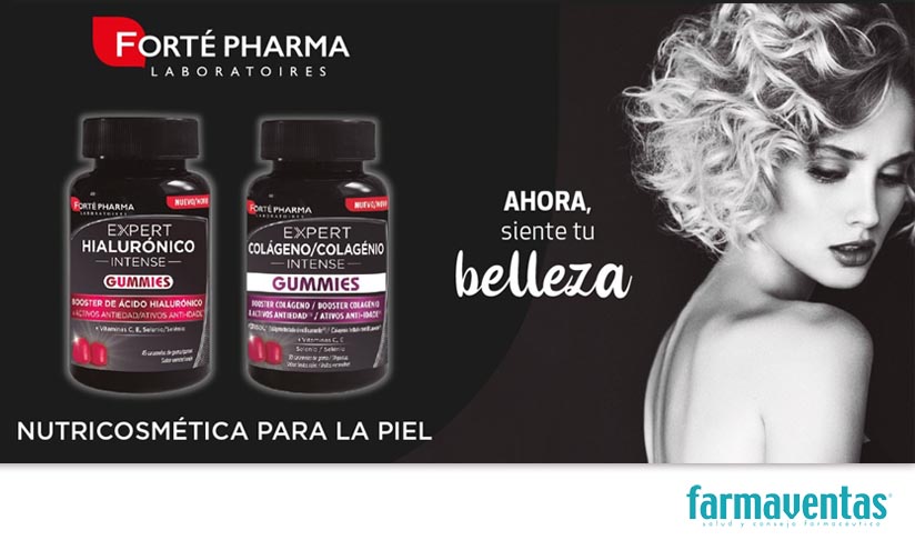 Forté Pharma presenta EXPERT HIALURÓNICO INTENSE y EXPERT COLÁGENO INTENSE  en formato gummie - Farmaventas - Noticias para la Farmacia y el  Farmacéutico