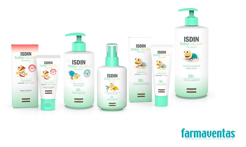 ISDIN presenta su primera gama ecodiseñada, natural y eficaz para el  cuidado de la piel del bebé - Farmaventas - Noticias para la Farmacia y el  Farmacéutico