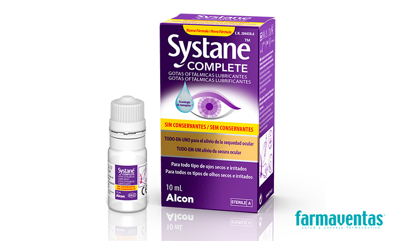 Alcon lanza Systane® COMPLETE sin conservantes, las gotas oftalmológicas  para el alivio de todo tipo de ojo seco - Farmaventas - Noticias para la  Farmacia y el Farmacéutico