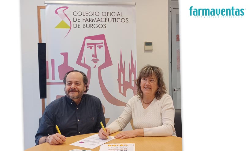 El Colegio de Farmacéuticos y AFIBUR firman un convenio para concienciar a los burgaleses