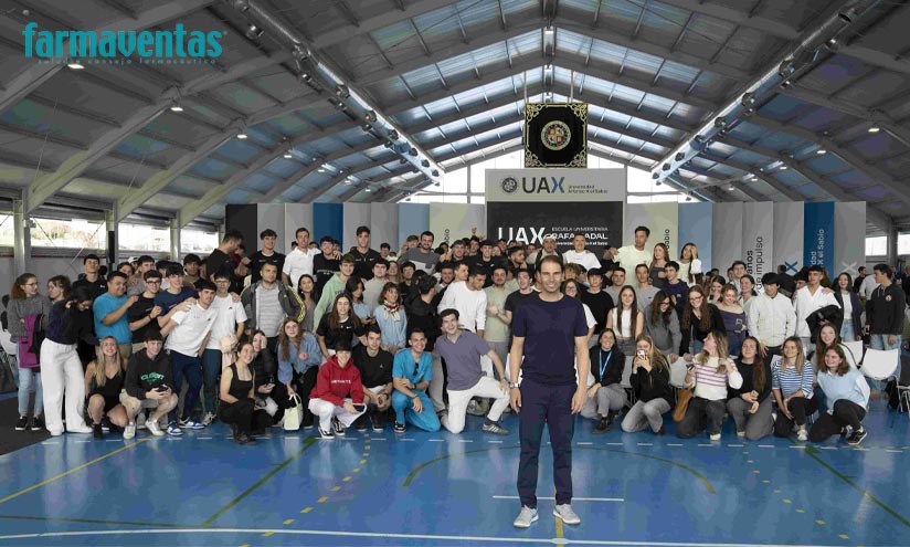 Rafa Nadal comparte en una nueva masterclass en UAX los desafíos físicos y mentales del deporte de élite: “lo que se ve en la pista es un reflejo de tu propia vida”