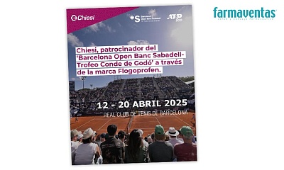 Chiesi patrocina por segundo año consecutivo el ‘Barcelona Open Banc Sabadell – Trofeo Conde de Godó’ a través de la marca Flogoprofen