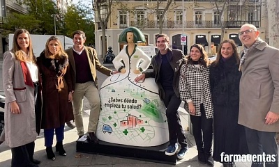El COFM presenta ‘FarmaMenina’, una escultura dedicada a visibilizar la labor de los farmacéuticos