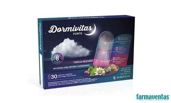 Aurovitas presenta Dormivitas FORTE, un complemento para mejorar el sueño