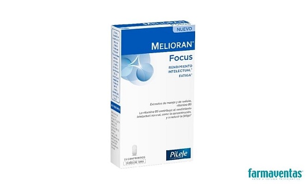 PiLeJe lanza Melioran Focus, un complemento alimenticio para mejorar el rendimiento intelectual y reducir la fatiga PiLeJe lanza Melioran Focus, un complemento alimenticio para mejorar el rendimiento intelectual y reducir la fatiga