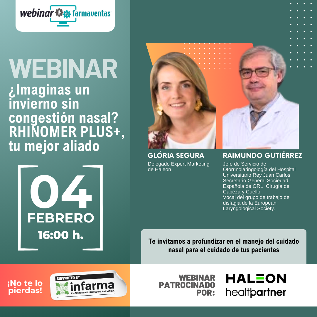 ¿Imaginas un invierno sin congestión nasal? RHINOMER PLUS+, tu mejor aliado