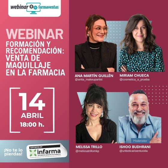 FORMACIÓN Y RECOMENDACIÓN: LA VENTA DE MAQUILLAJE EN LA FARMACIA