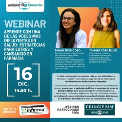 APRENDE CON UNA DE LAS VOCES MÁS INFLUYENTES EN SALUD: ESTRATEGIAS PARA ESTRÉS Y CANSANCIO EN FARMACIA