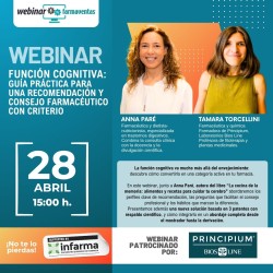 FUNCIÓN COGNITIVA: GUÍA PRÁCTICA PARA UNA RECOMENDACIÓN Y CONSEJO FARMACÉUTICO CON CRITERIO